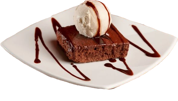  BROWNIE WITH ICE CREAM 